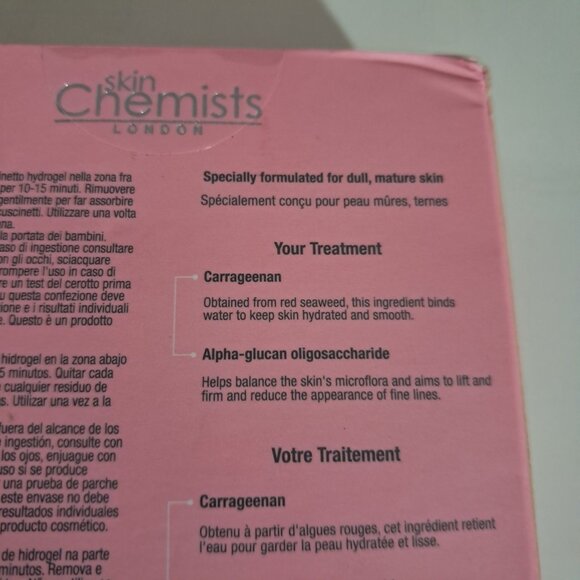 Skin Chemists Instant Lift Anti-aging Hydrogel Eye Pads NIB 2 Boxes - Picture 6 of 11